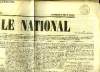 "Journal "" Le National "", du samedi 3 août 1850 : L'Impôt des Boissons - L'Amendement de M. Colfavru - Banque de France : suppression di Cours forcé ...