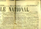 "Journal "" Le National "", du lundi 9 d&eacute;cembre 1850 : L'Egalit&eacute; devant la loi -". CAYLUS Ernest, LOMBARD-MOREL A. & COLLECTIF