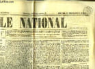 "Journal "" Le National "", du mardi 17 d&eacute;cembre 1850 : Le Manifeste de M. de Montalembert". CAYLUS Ernest, LOMBARD-MOREL A. & COLLECTIF