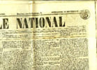 "Journal "" Le National "", du mercredi 18 d&eacute;cembre 1850 : R&eacute;forme hypoth&eacute;caire - Libert&eacute; du vote des fonctionnaires publics.". CAYLUS Ernest, ...