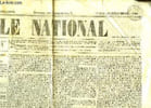 "Journal "" Le National "", du lundi 30 d&eacute;cembre 1850 : De la Libert&eacute; du commerce de la boucherie &agrave; Paris (1e partie) ...". CAYLUS Ernest, ...