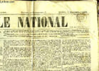 "Journal "" Le National "", du mardi 31 d&eacute;cembre 1850 : Rosette Tamisier". CAYLUS Ernest, LOMBARD-MOREL A. & COLLECTIF