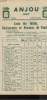 Anjou 1957 - Liste des Hôtels, Restaurants et Pensions de Famille.. COLLECTIF