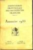 Annuaire 1933, de l'Association Provinciale des Architectes Français.. ASSOCIATION PROVINCIALE DES ARCHITECTES FRANCAIS