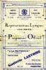 Programme Officiel. Représentations Lyriques, Cycle 1940 - 1941 : Valse de Vienne. Opérette. THEATRE MUNICIPAL D'ANGOULEME