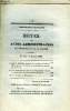 Recueil des Actes Administratifs N°222 - Année 1850 : Individus auxquels des certificats doivent être refusés jusqu'à l'exécution des condamnations ...