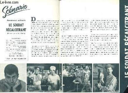 "1 brochure publicitaire du film "" Le Soldat Récalcitrant "" avec Dean Martin, Jerry Lewis ..."