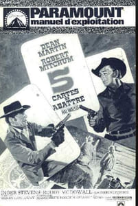 "Manuel d'exploitation du film "" 5 cartes à abattre "" avec Inger Stevens, Roddy Mc Dowall, Katherine Justice ..."