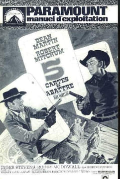 "Manuel d'exploitation du film "" 5 cartes à abattre "" avec Inger Stevens, Roddy Mc Dowall, Katherine Justice ...". FILMS PARAMOUNT
