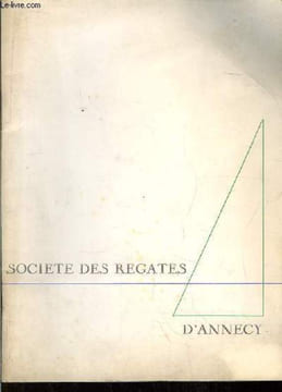Catalogue de la Société des Régates d'Annecy.. SOCIETE DES REGATES D'ANNECY
