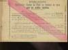 Carnet d'Autorisations d'Achat de Plant de Pommes de terre pour les Jardins Familiaux.. SECOURS NATIONAL
