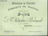 "Feuille de Tarif ou Prix Courants N°2, de la Fabrique de Savons, Huiles & Cafés "" L'Industrie Provençale """. """ L'INDUSTRIE PROVENCALE "", ...