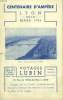 Brochure du Centenaire d'Ampère, Lyon, les 5, 6, 7 et 8 mars 1936. AGENCE DE VOYAGE DE LUBIN