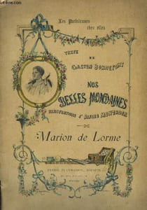 Nos Belles Mondaines. Marion de Lorme.