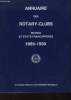 Annuaire des Rotary-Clubs. France et Etats Francophones. 1989 - 1990. COLLECTIF