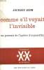 Comme s'il voyait l'invisible. Un portrait de l'apôtre d'aujourd'hui. LOEW Jacques
