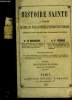 Histoire Sainte à l'usage de tous les établissements d'instruction publique.. LE BOURGEOIS H. et PICHARD A.-E.