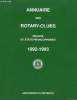 Annuaire des Rotary-Clubs. 1992 - 1993. France et Etats Francophones. Des 164e au 177e et 901e Districts du Rotary International.. ROTARY-CLUB