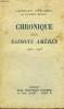 Chronique des saisons amères. 1940 - 1943. DUHAMEL Georges