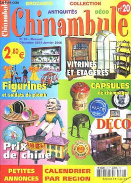 Chinambule N°20 : Vitrines et Etagères - Figurines et soldats de plomb - Capsules de champagne - Prix de Chine.. COLLECTIF