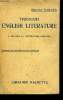 Through English Literature. A travers la littérature anglaise. Classes de 2nde et de 1ère.. RANCES Maurice