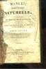 Manuel d'Histoire Naturelle. 2nde partie. BOITARD M.