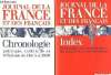 "Coffret ""Journal de la France et des Français"". En 2 volumes : Chronologie politique, culturelle et religieuse de Clovis à 2000 - Index, ...