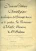 "Reproduction manuscrite du "" Nouveau Catalogue Chronologique des Evêques de Comenges divisé en 3 parties - 1754 """. MONSIEUR ABADIE, CHANOINE DE ...