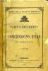 Tarif & Règlement des Concessions d'Eau de Bordeaux - 9 juin 1891. MAIRIE ED LA VILLE DE BORDEAUX