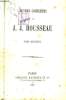 Oeuvres complètes de J.J. Rousseau TOME 5 : Julie ou la Nouvelle Héloïse (suite et fin) - Théâtre.. ROUSSEAU J.J.
