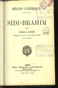 Récits d'Afrique. Sidi-Brahim.. AZAN Paul Général