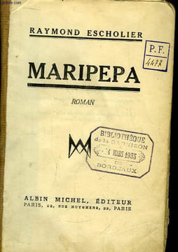 Maripepa. Roman. ESCHOLIER Raymond