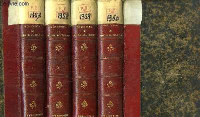 Mémoires de Mme de Motteville sur Anne d'Autriche et sa Cour. EN 4 TOMES