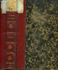 L'Année Politique 1877 - 3ème Année.
