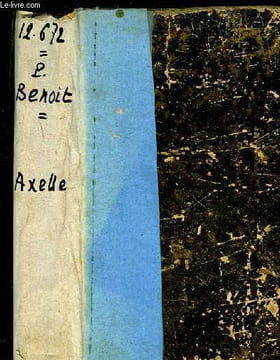 Axelle. Roman.. BENOIT Pierre