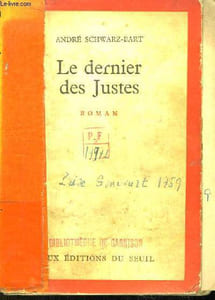 Le dernier des Justes. Roman.