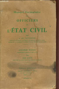 Manuel-Formulaire des officiers de l'état-civil