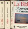 La bible - Le nouveau testament - L'ancien testament 1 et 2 - 3 volumes -. Collectif