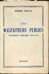 Les Malfaiteurs public (documents d'histoire 1924-1940)