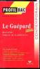 "Le Guépard - (posthume 1958) - Guisepe Tomasi Di Lampedusa - Collection ""Profil Bac"" n°300.". Crippa Simona