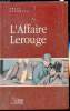 "L'affaire Lerouge - collection ""sillons littéraires"".". Gaboriau Emile