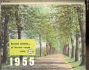 Calendrier Esso Bonne année... et bonne route avec Esso - 1955. Esso service du Libournais