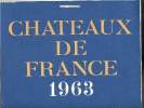 Calendrier Esso service du Libournais - Chateaux de France - 1963. Esso Service du Libournais