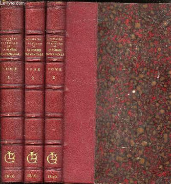 Histoire de la poésie provençale - Cours fait à la faculté des lettres de Paris - 3 Tomes -. C. Fauriel
