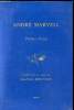 Poèmes choisis -. Marvell André