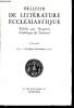 Bulletin de littérature ecclésiastique - n°4- Octobre décembre 1976 -. Institut Catholique de Toulouse