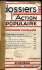 Les dossiers de l'action populaire - du numéro 327 au numéro 332 - de octobre 1934 au 25 décembre 1934. Collectif