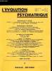 L'évolution psychatrique - Année 1975 - Tome XL - Fascicule II - Avril Juin. Ey Henri E. Trillat L. Covello