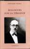 Dialogues sur la Tyrrannie. Fernando Pessoa