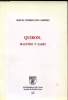 Quiron, Maestro y sabio. Miguel Cordero Del Campillo
